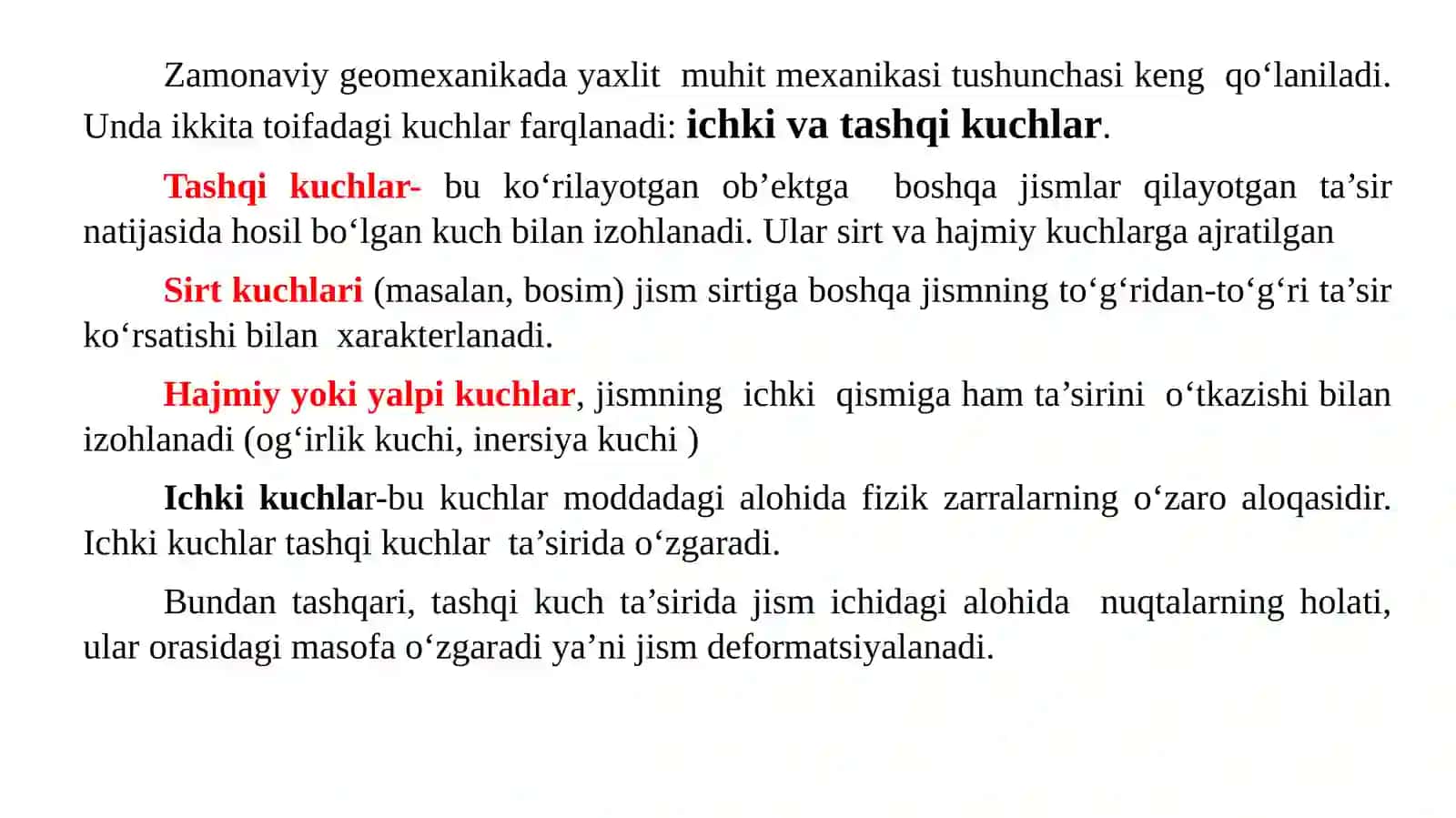 Geomexanika faniga kirish 2