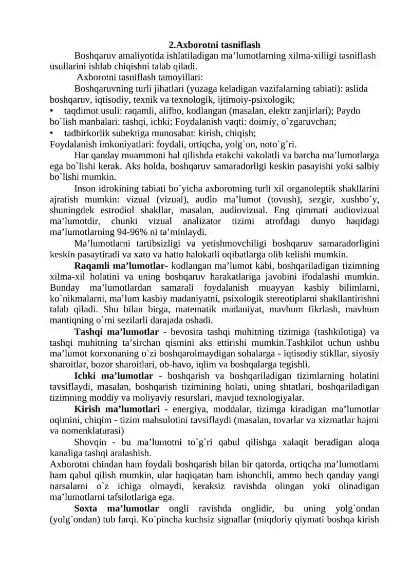 KORXONANING AXBOROT RESURSLARI 2