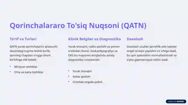 Yurak Nuqsonlariga Kirish 2