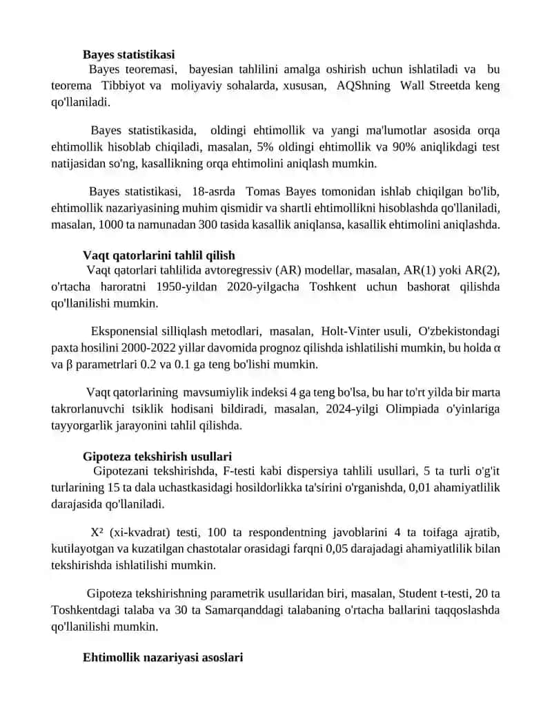 statistik korsatkichlar 2