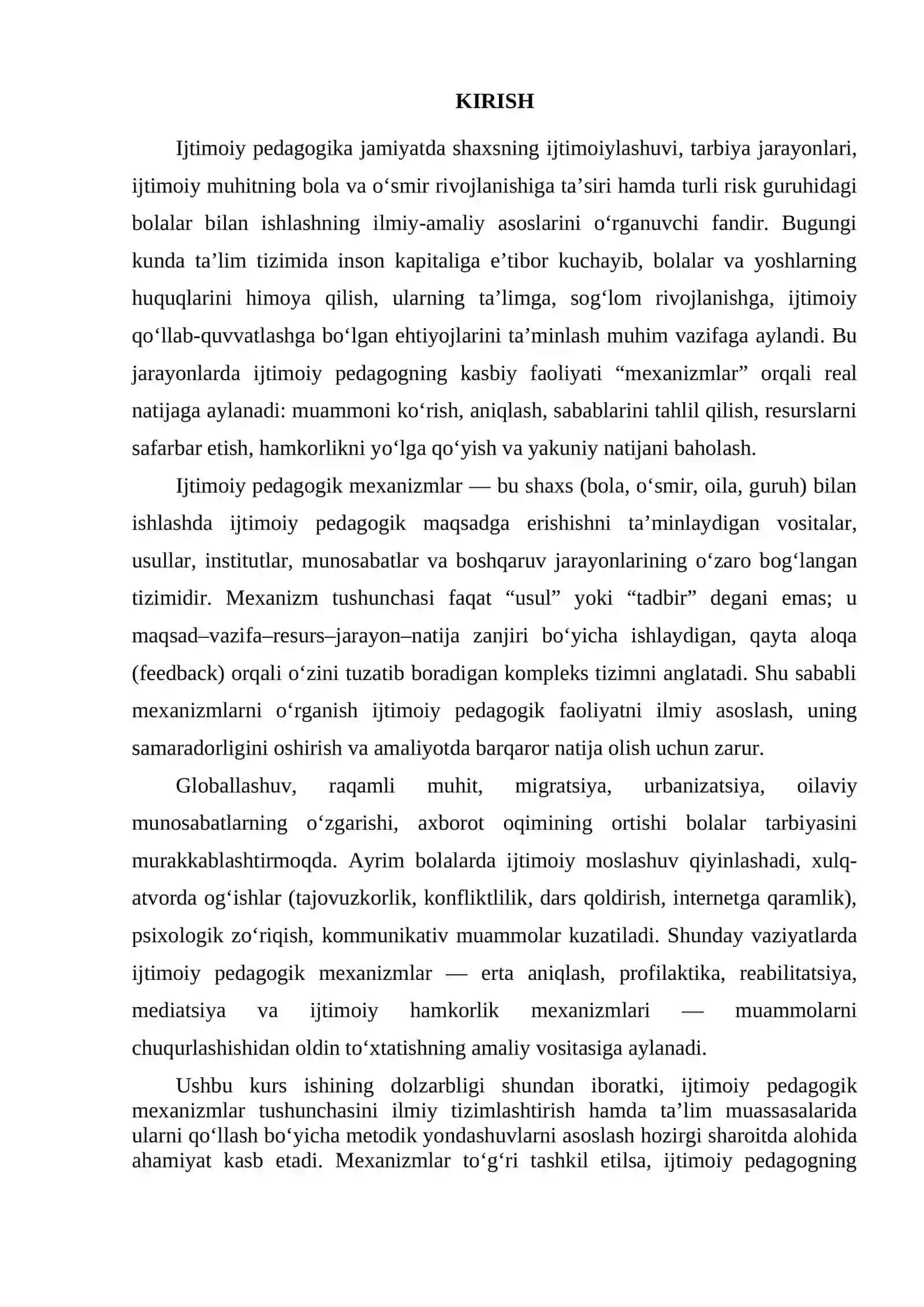 Ijtimoiy pedagogik mexanizmlar 2