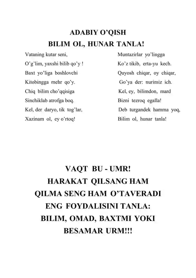 9-sinf Informatika fanidan Nazorat ishi daftari 2025- 2