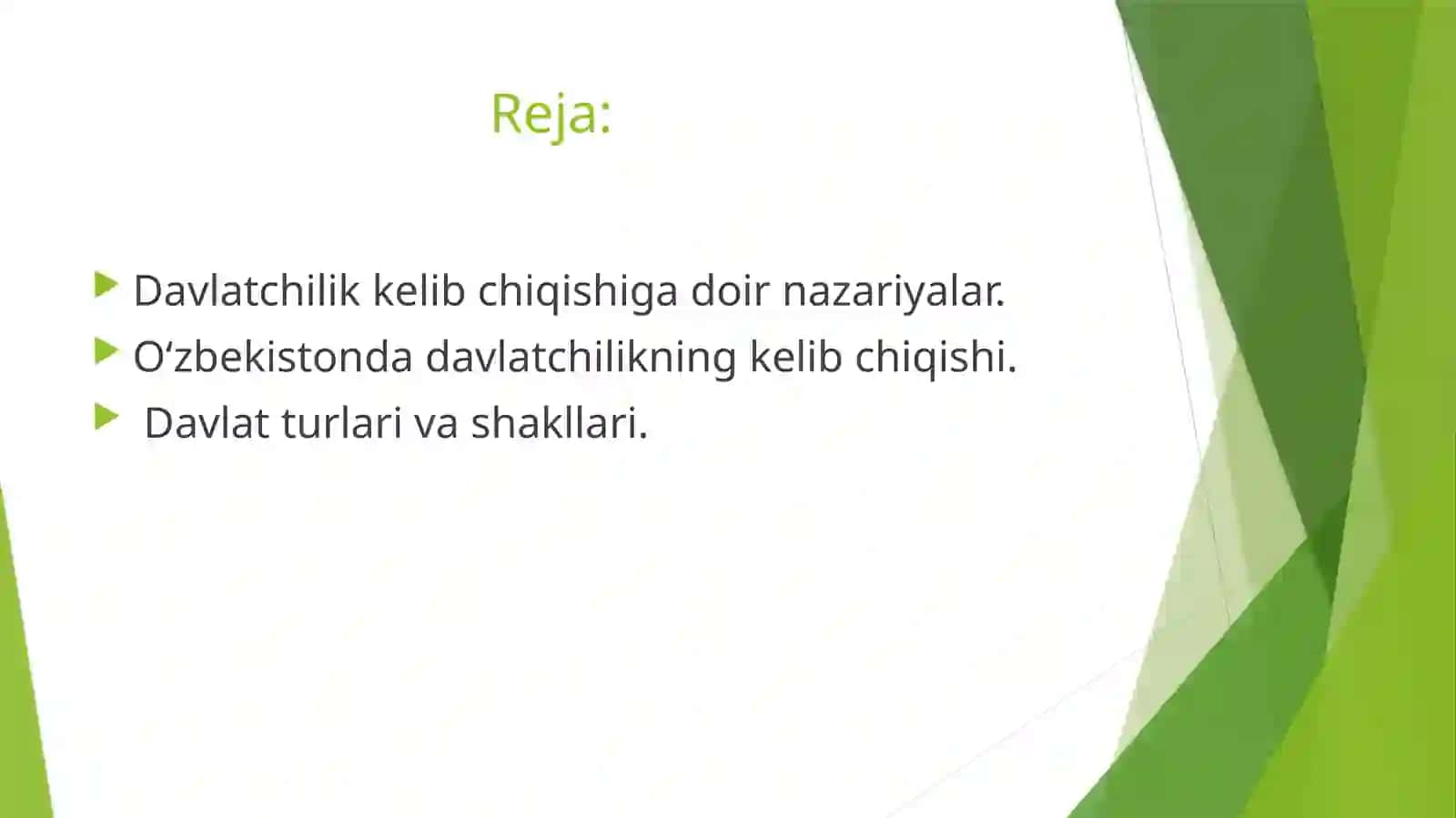 O‘zbekiston davlatchiligining shakllanish asoslari 2