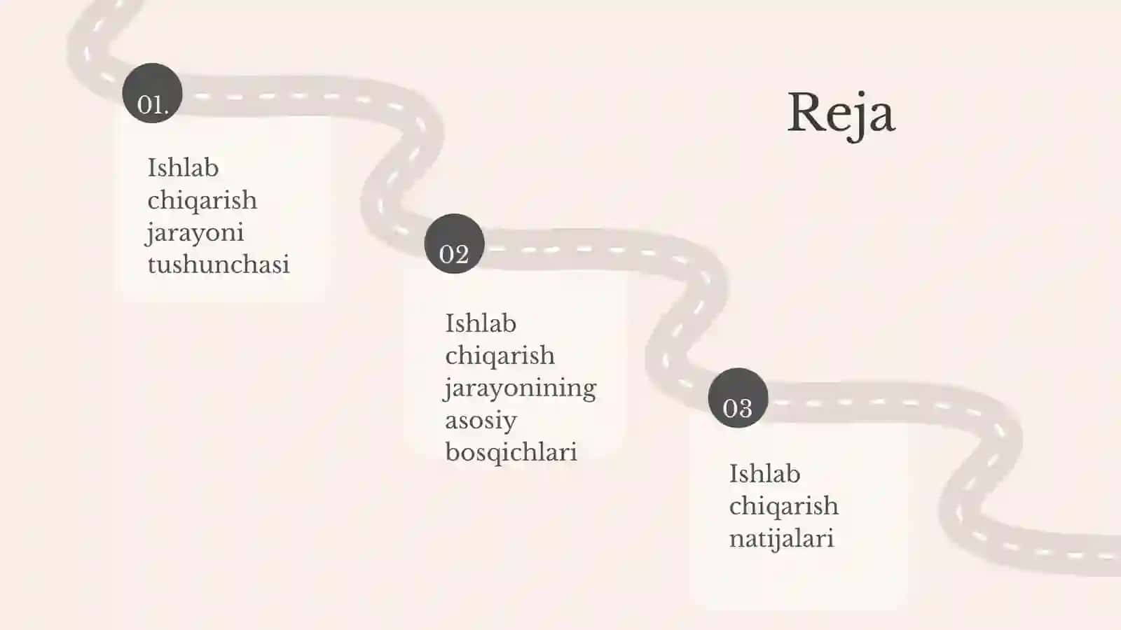 Ishlab chiqarish jaryoni va uning natijalari 2