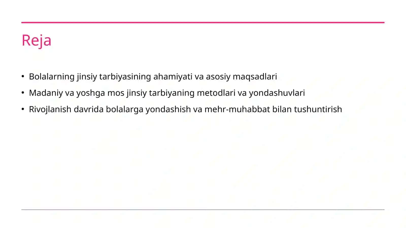 Bolalarning jinsiy tarbiyasi 2