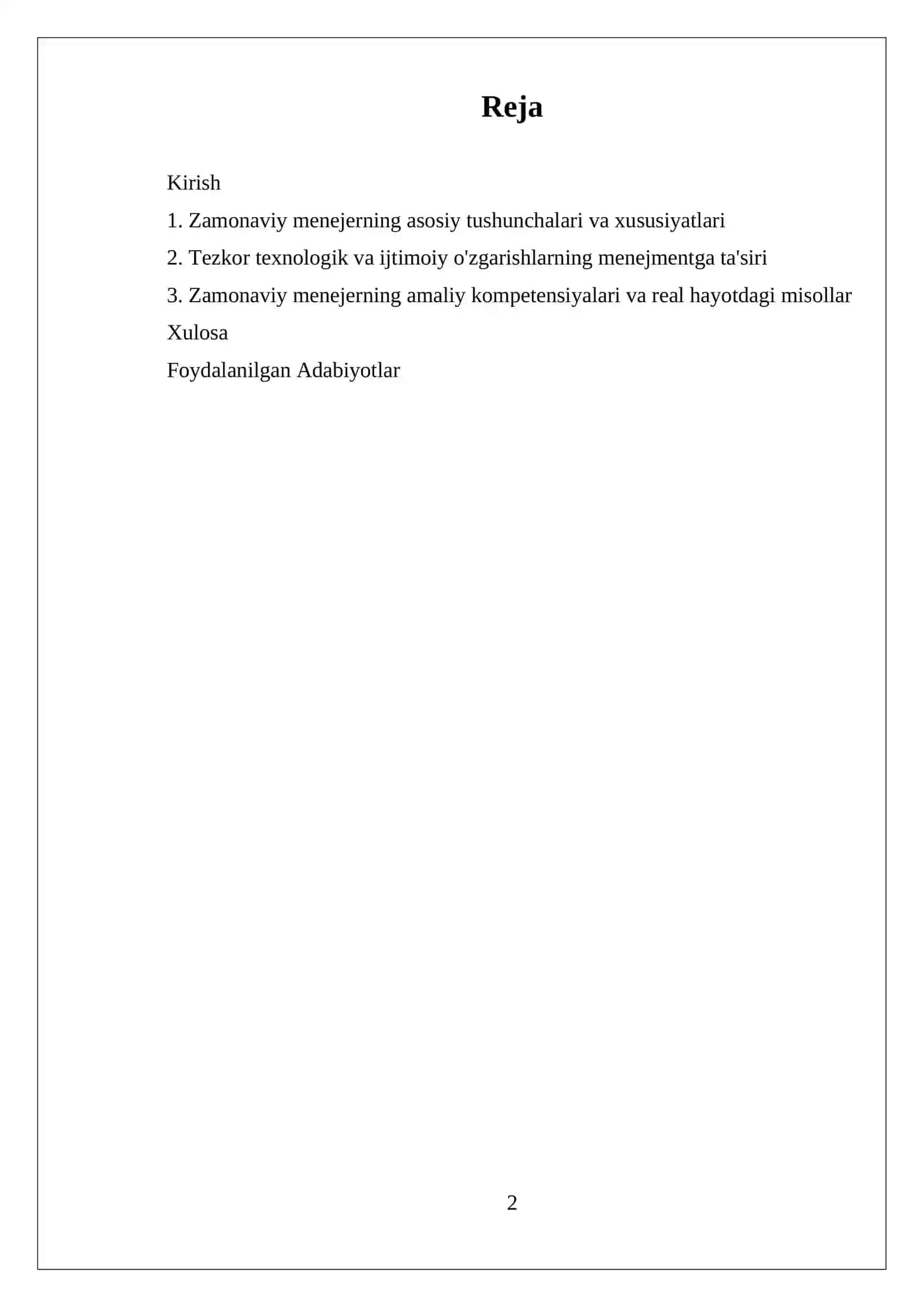 MUSTAQIL ISH ZAMONAVIY MENEJER 2