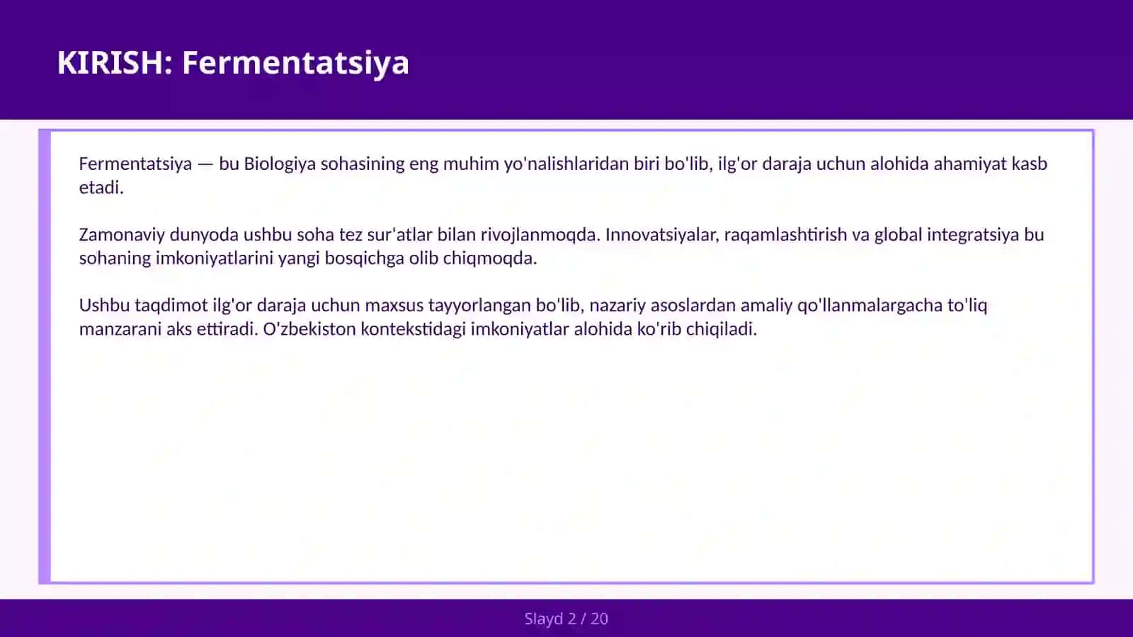 Fermentatsiya 2
