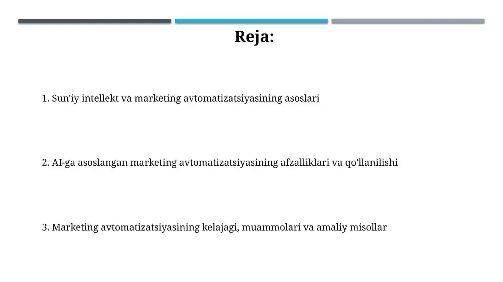 Sun'iy intellekt va marketing avtomatizatsiyasi 2