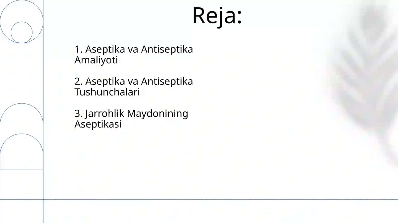 Aseptika va Antiseptika Amaliyoti 2