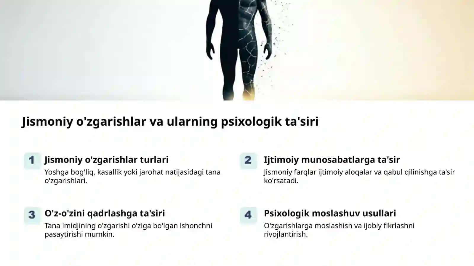 O'smirlik: Ruhiy o'zgarishlar davri 2