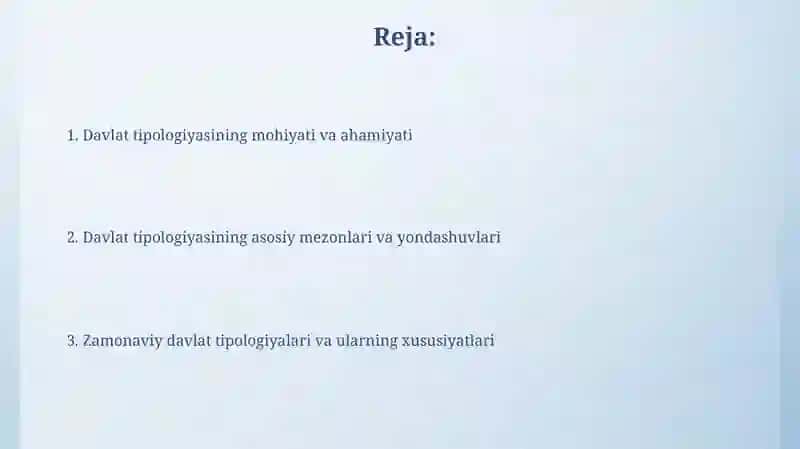 Davlat tipalogiyadi 2