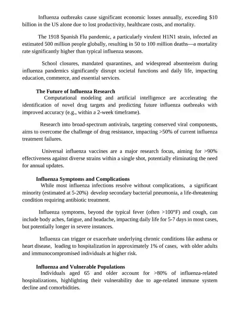 Influenza. Culture project. Types of Flu 2