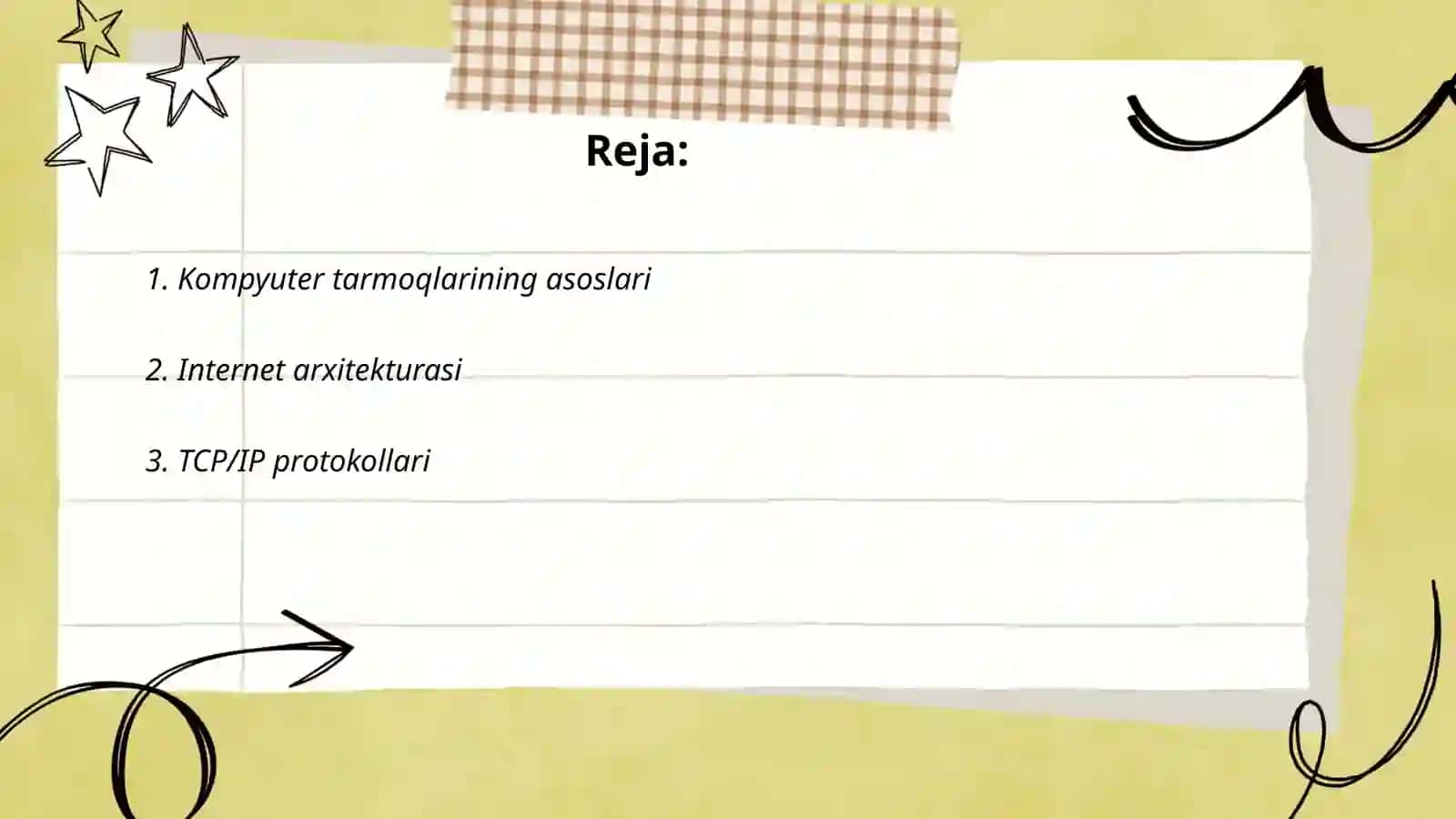 Kompyuter tarmogʼdagi internet tarmogʻi 2