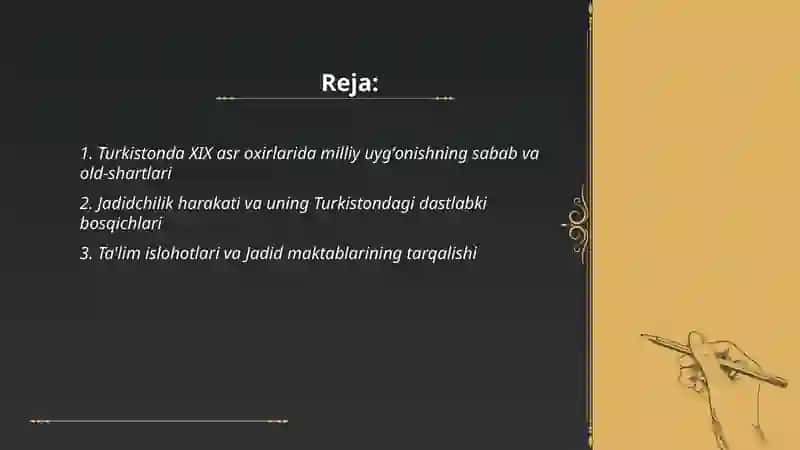 Turkistonda XIX asr oxirlarida milliy uygʻonish jarayonlari 2