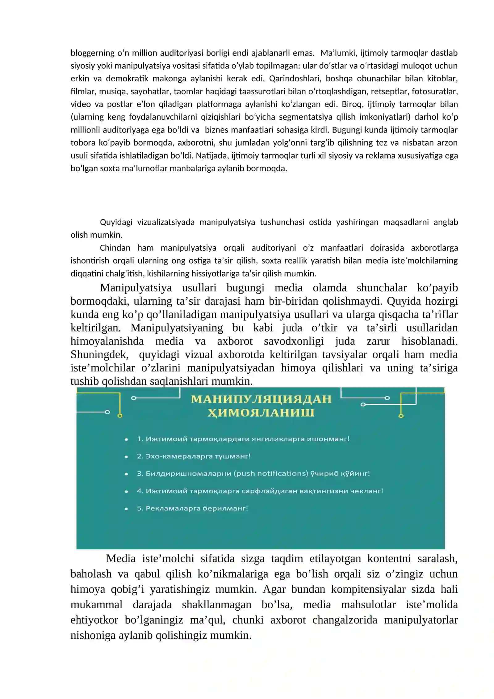 VERTUAL O`YINLARNING YOSHLAR ONGIGA TA`SIRI 2