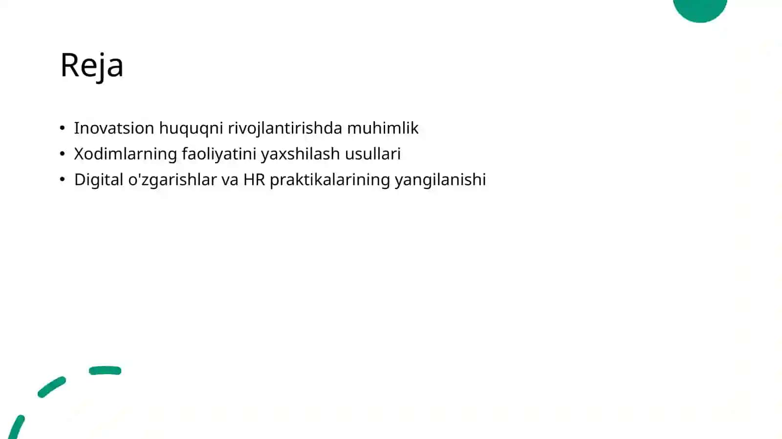 Inson resurslarini boshqarishda innovatsiya 2