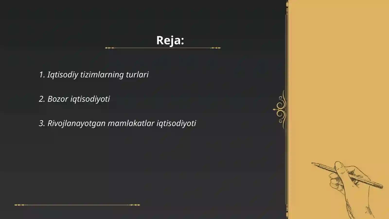 Iqtisodiy tizimlar 2