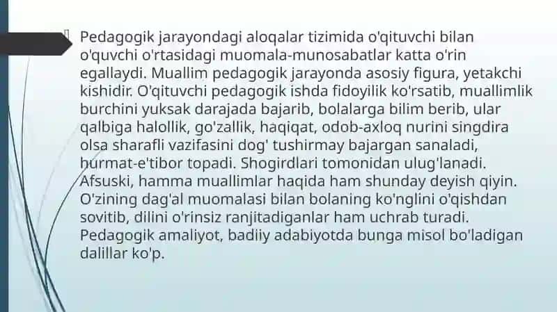 Yoshpedagoglar faoliyatida odatda yo’l qo’yiladigan xatolar va ularni yechish 2