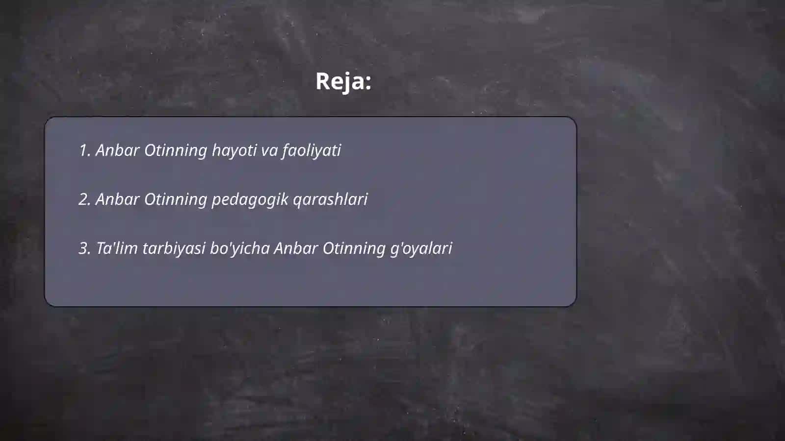 Anbar Otinning pedagogik fikrlari 2