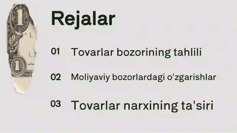 Tovarlar va moliyaviy bozorlar 2