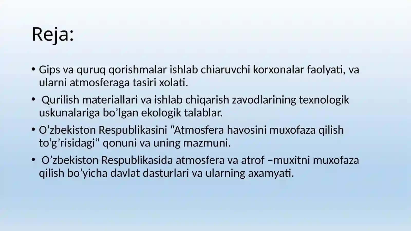 Qurilish materiallari ekologiyasi 2