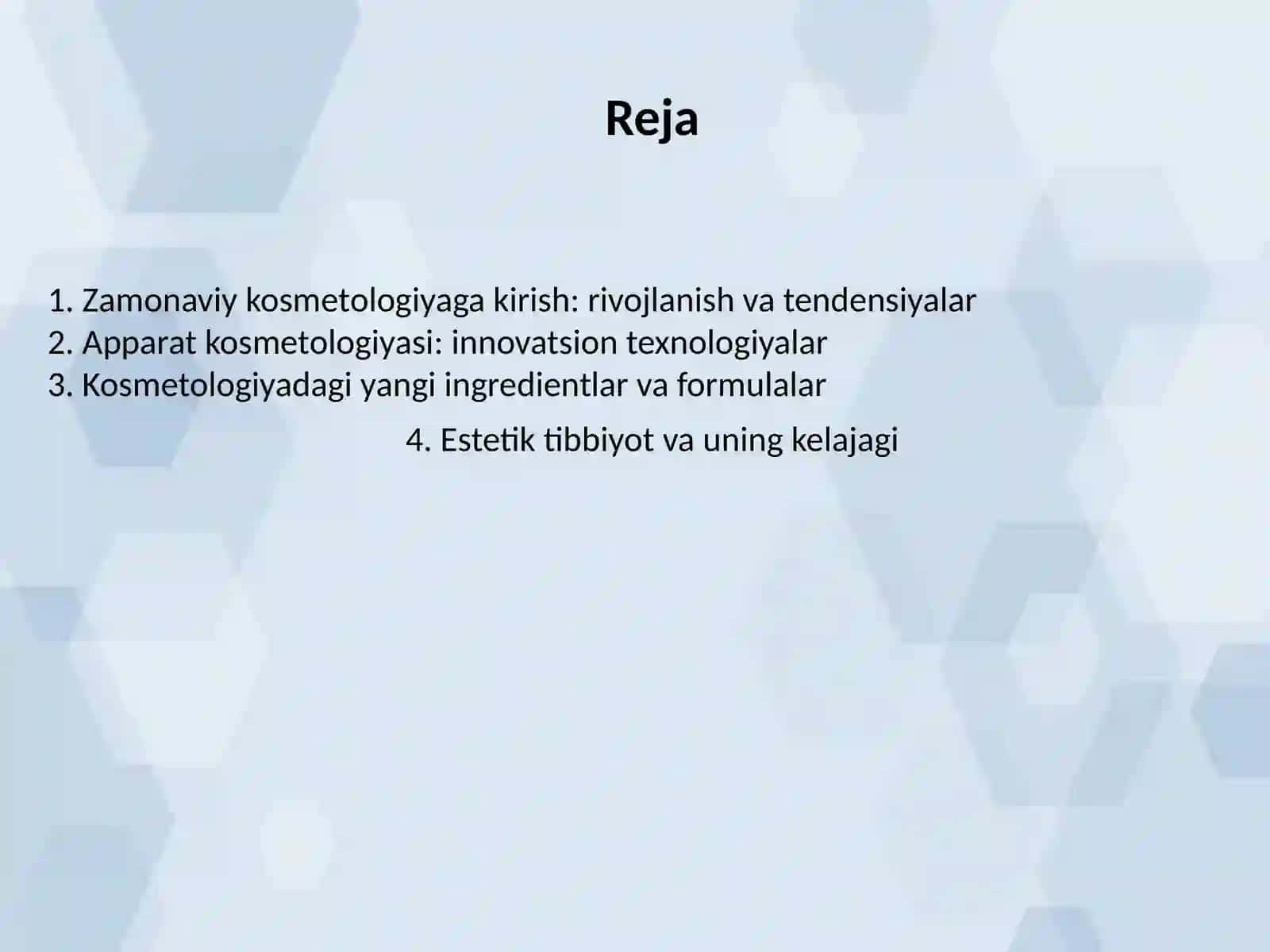 Zamonaviy kosmetologiya 2