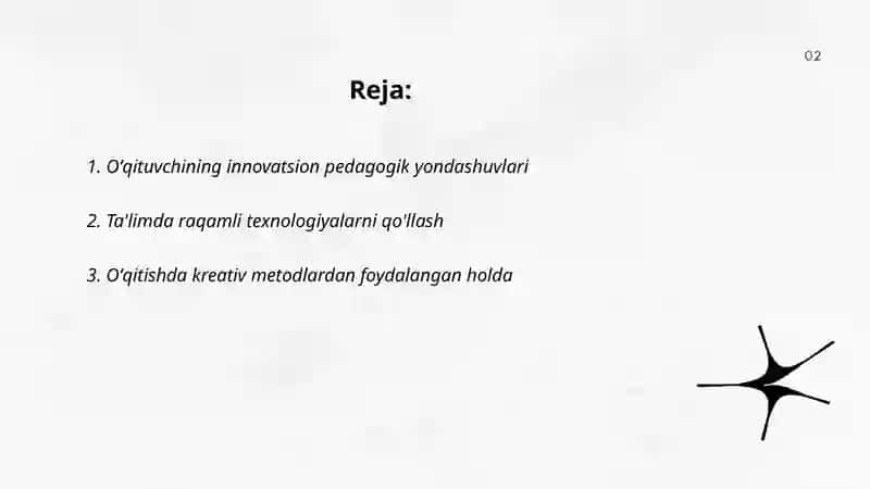 Oʻqituvchining innovatsion faoliyati 2