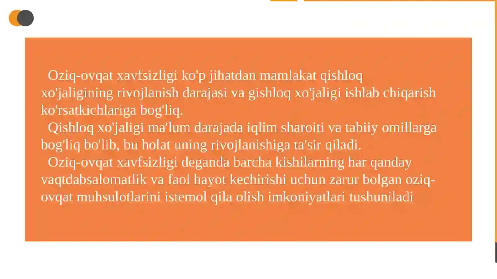 oziq-ovqat xavfsizlik 2