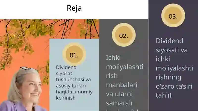 Dividend siyosati va ichki moliyalashtirish 2