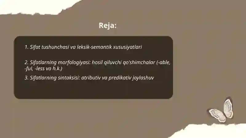 ingiliz filologiyasida sifat 2
