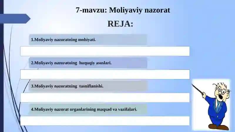 7-mavzu:Moliyaviynazorat 2
