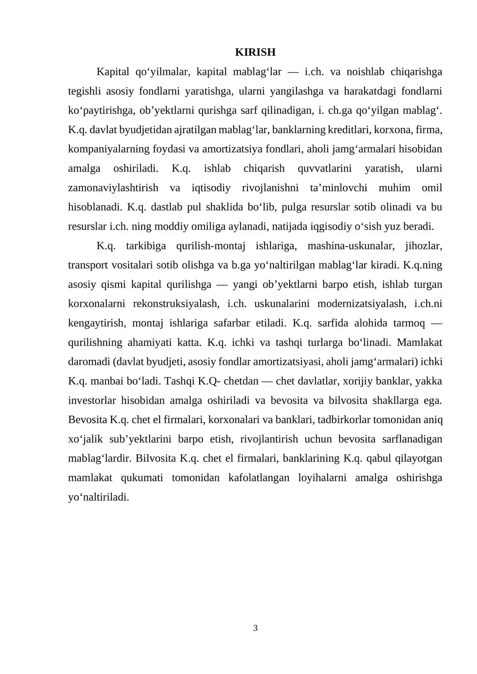 KAPITAL BOZORINING VAZIFALARI 2