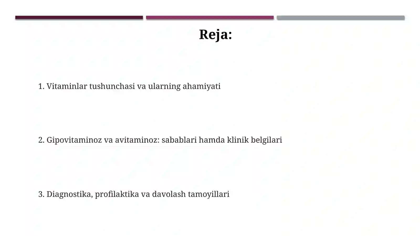 Avitaminoz va gipovitaminozlar haqida tushuncha 2