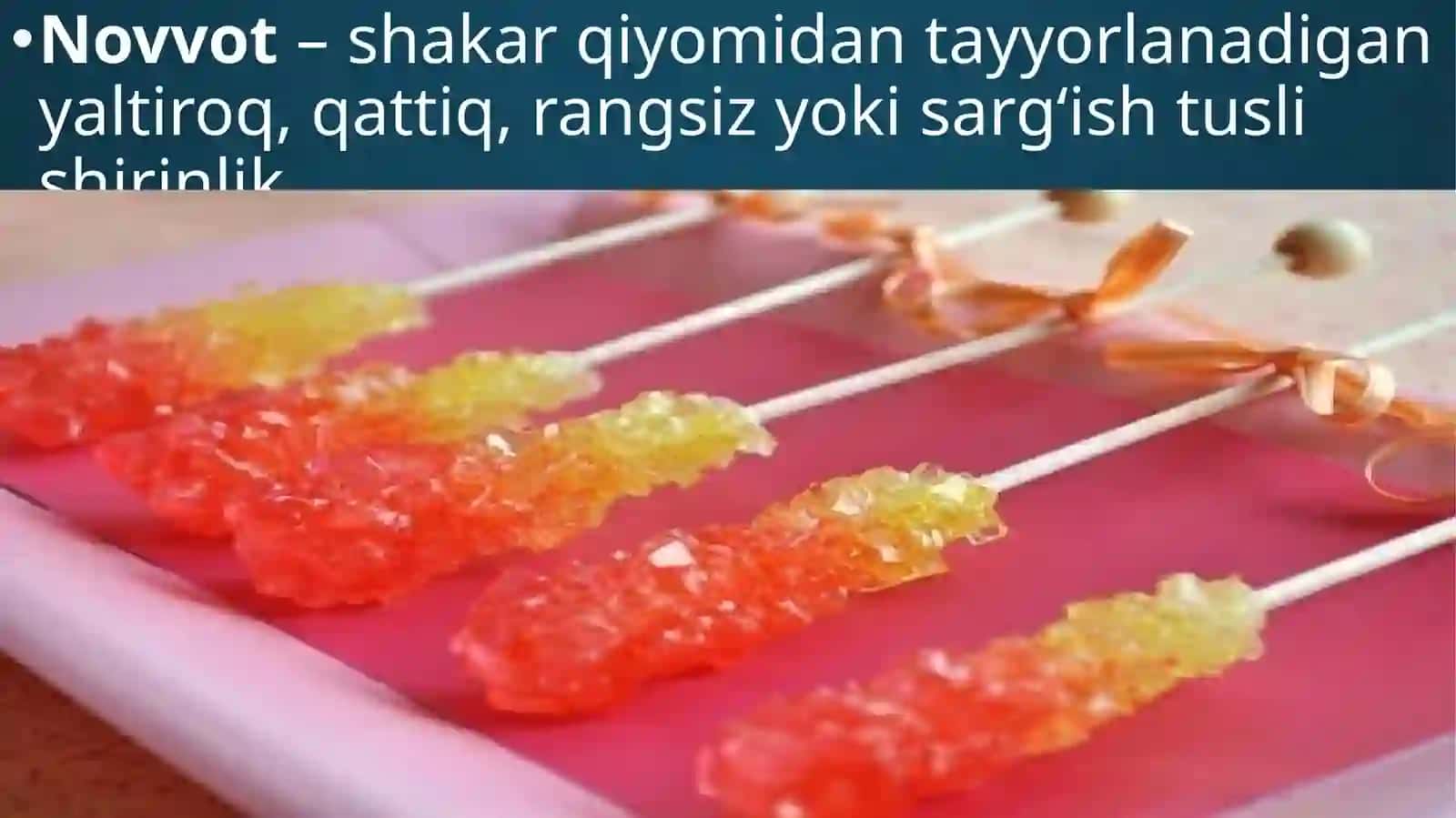 NOVVOT TAYYORLASH TEXNOLOGIYASI 2