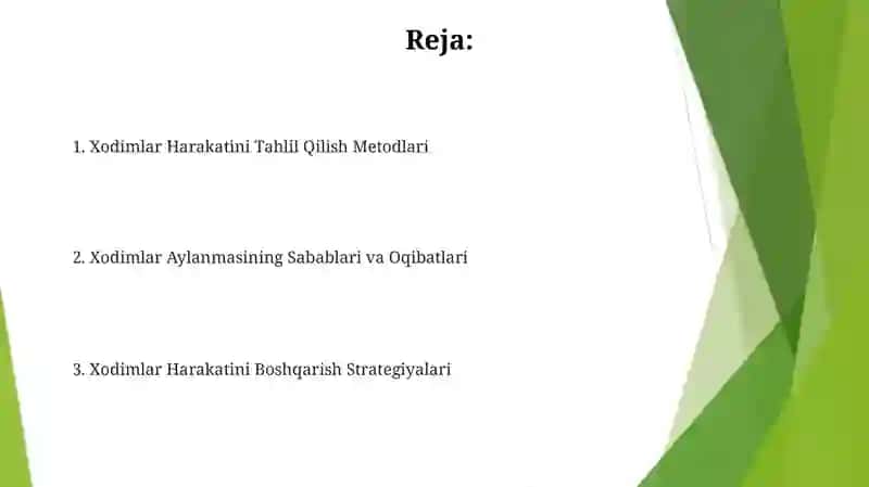 Xodimlar harakatining tahlili 2