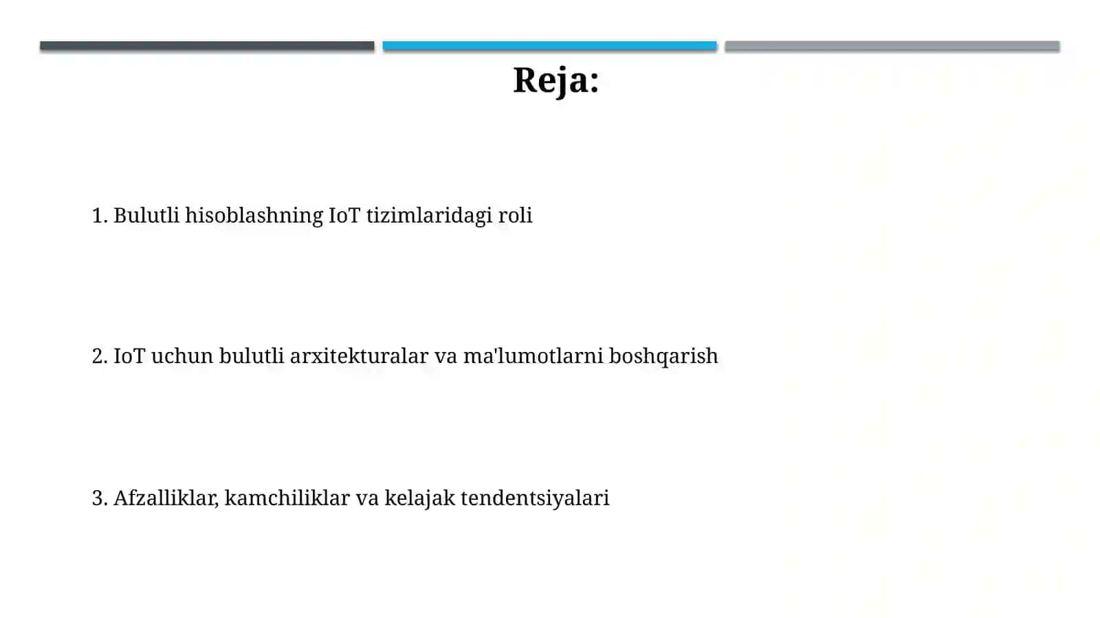 IoT tizimlarida bulut texnologiyalarining o‘rni 2