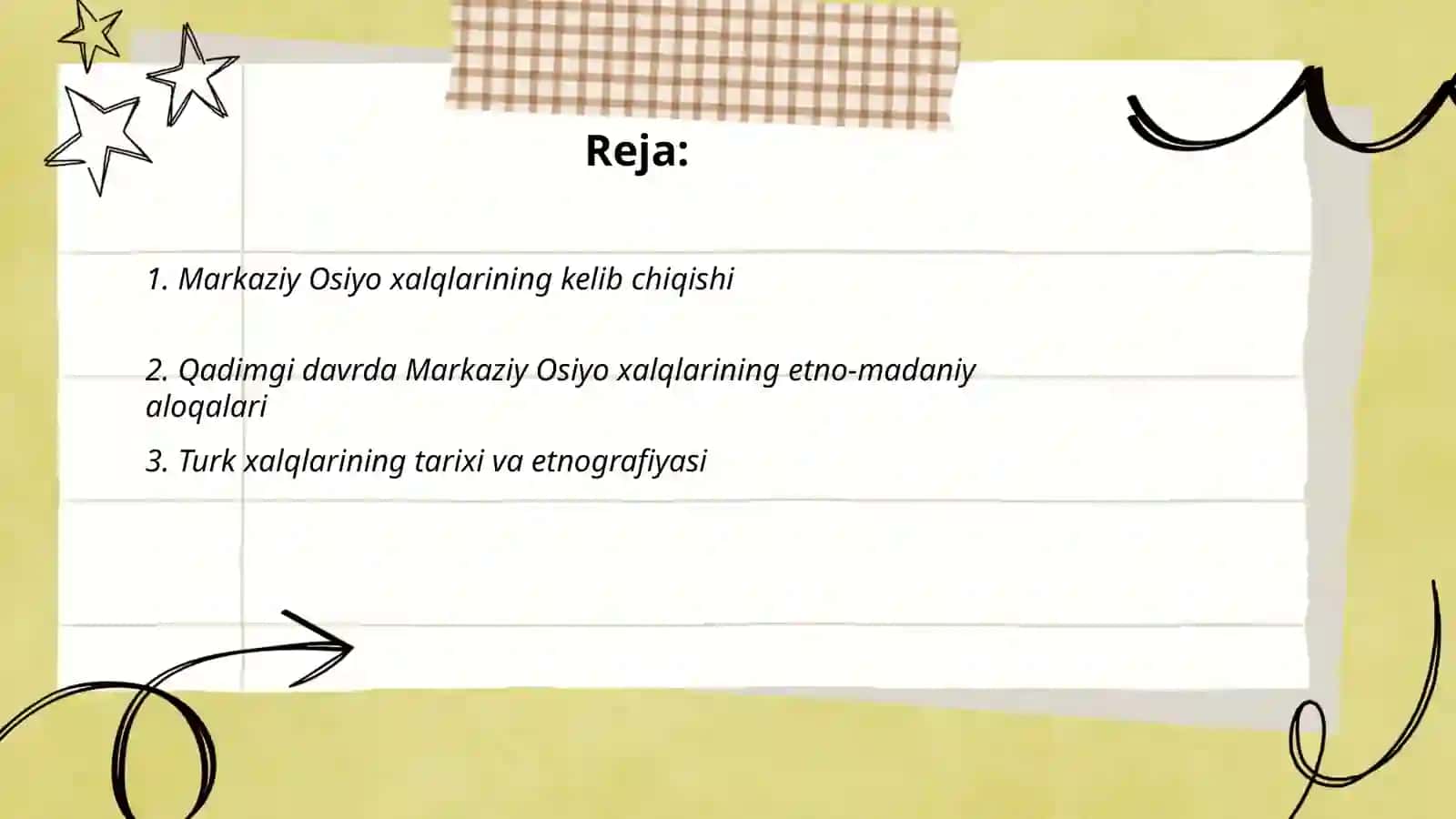 Markaziy Osiyo xalqlari etnografiyasi tarixi 2