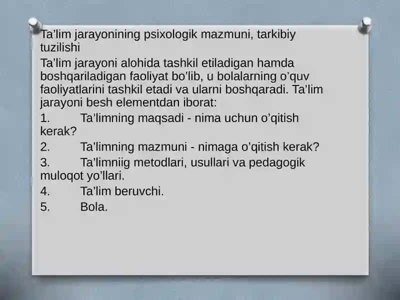TA’LIM - TARBIYA PSIXOLOGIYASI 2