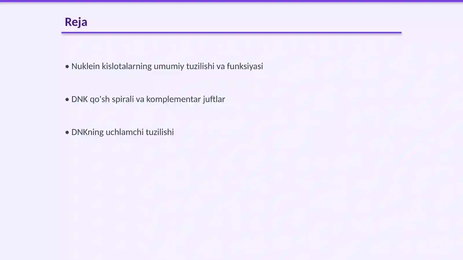Nuklein kislotalar tuzilishi 2
