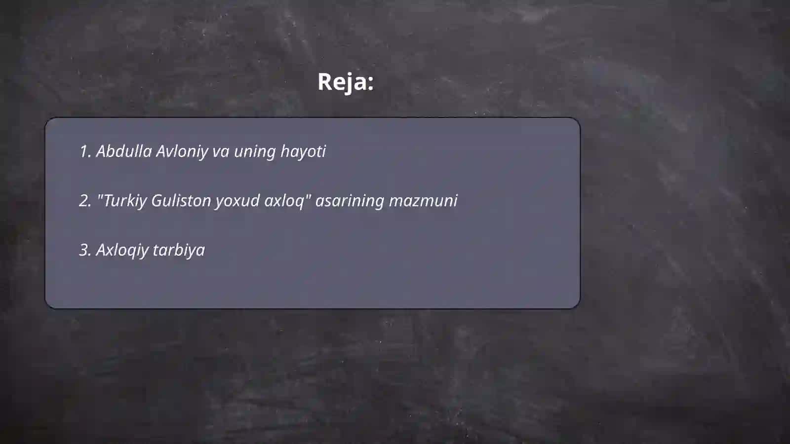 Turkiy Guliston yoxud axloq 2