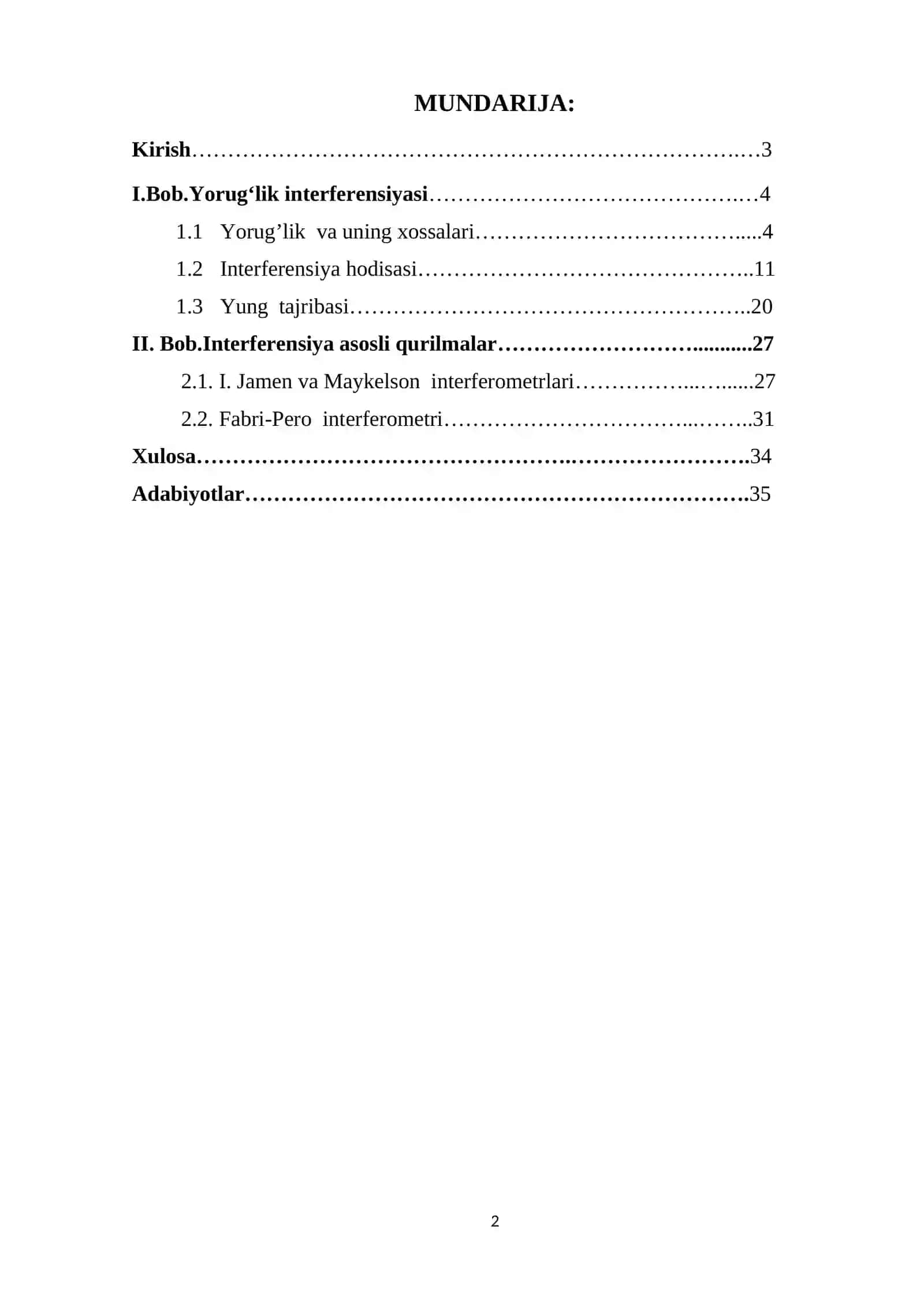 Zamonaviy interferension qurilmalar 2