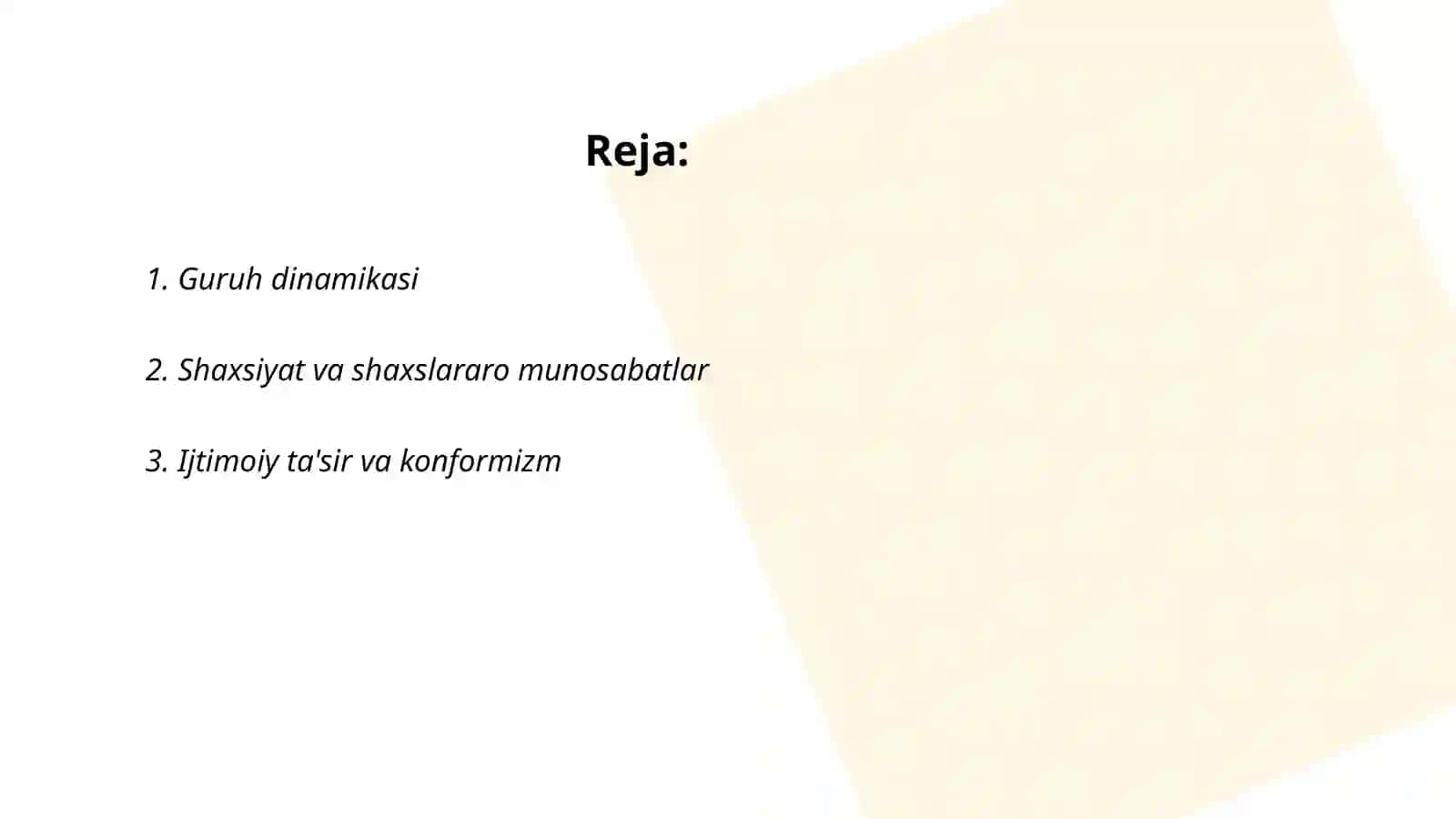 Guruh dinamikasi 2
