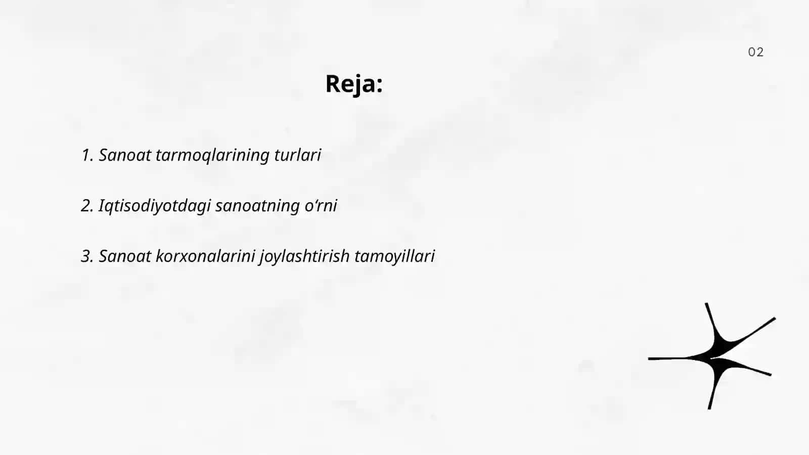 Sanoat tarmoqlari va ularni joylashtirishga ta’sir etuvchi omillar va shakllari 2
