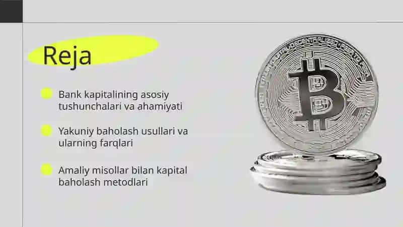 Bank kapitalini baholash usullari 2