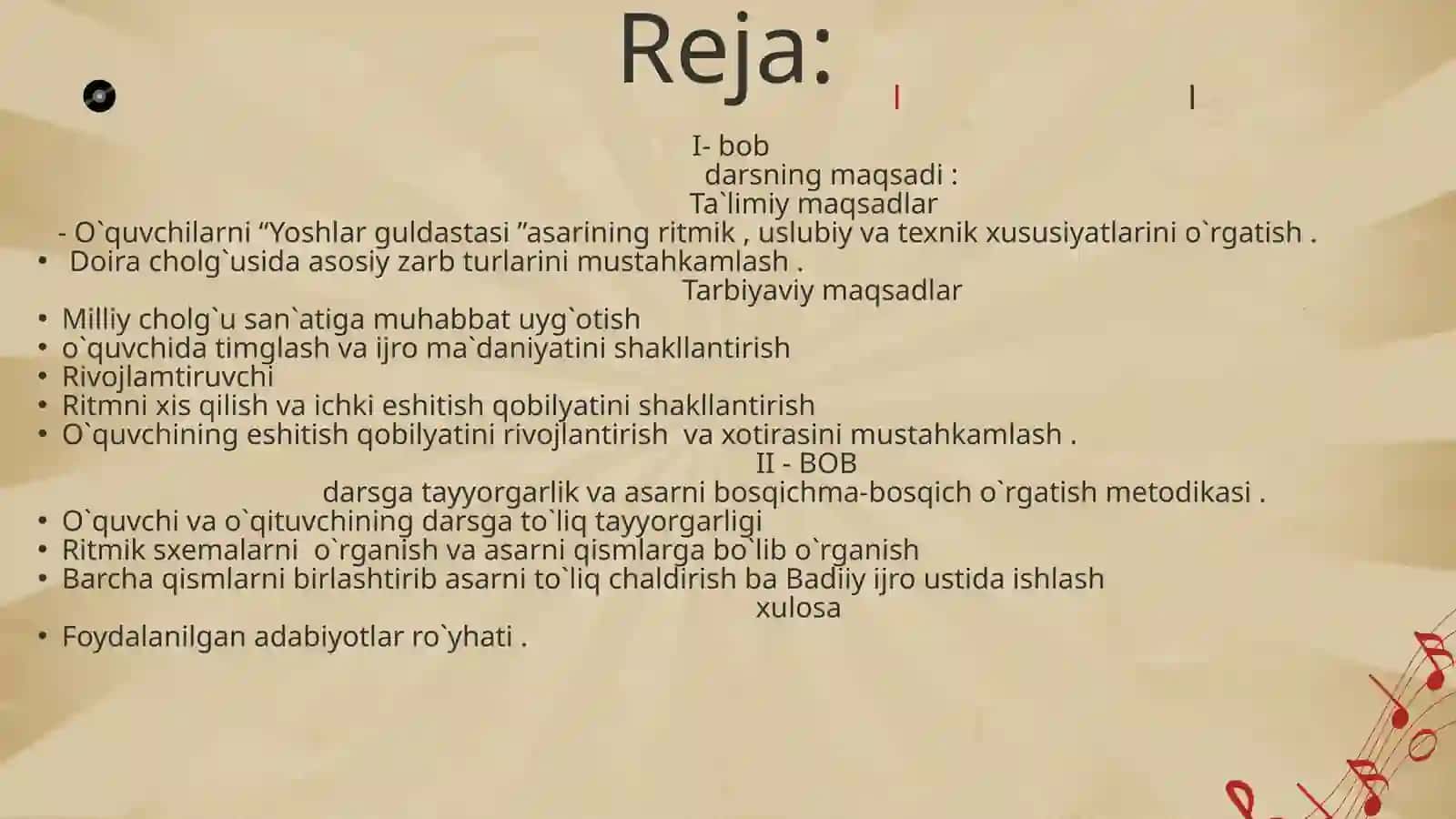 “Yoshlar guldastasi” asarini o`rgatish 2
