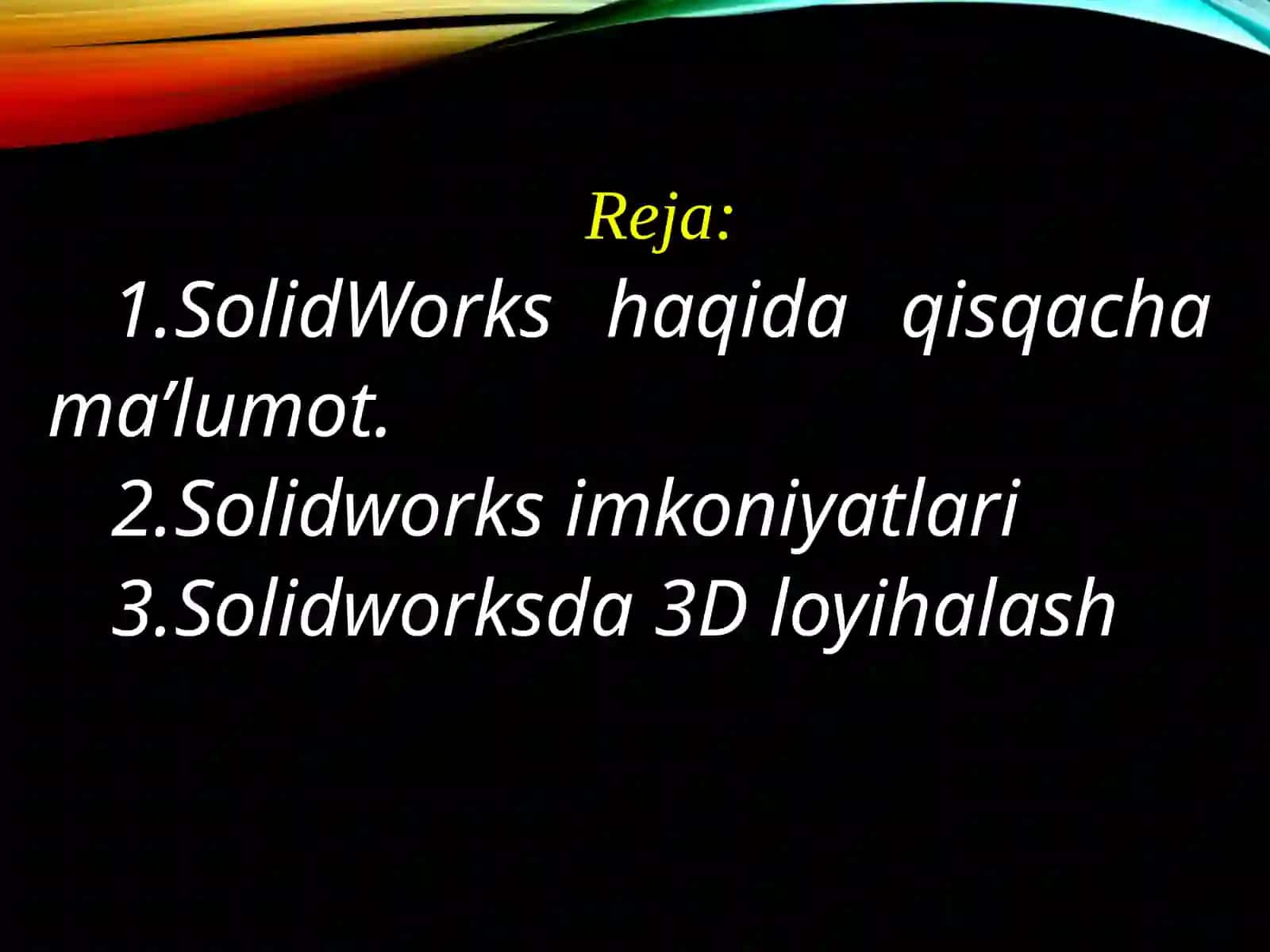 Vizuallik va SolidWorks Simulation Xperss imkoniyatlari 2