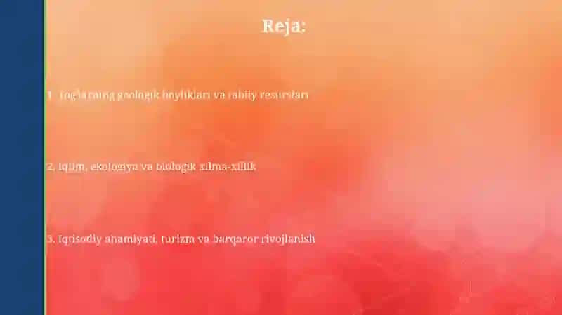 Tog' va uning boyliklari 2