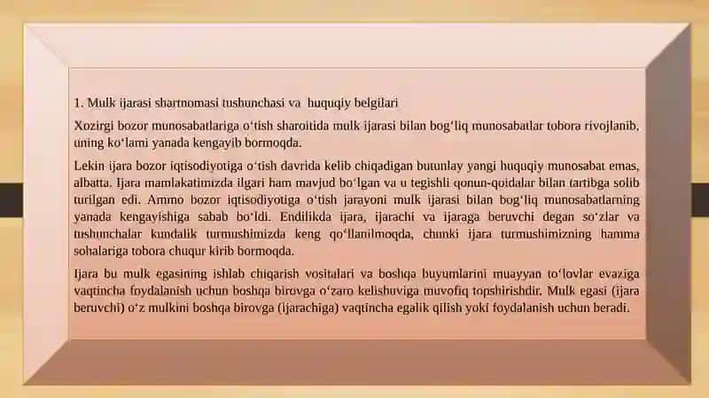 BINOLAR VA INSHOOTLAR IJARASI 2