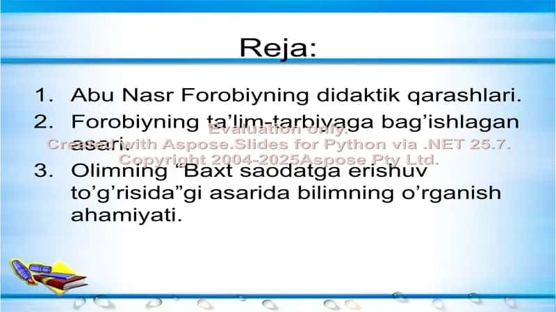 Abu Nasr Forobiyning ta'lim tarbiyaviy qarashlari 2