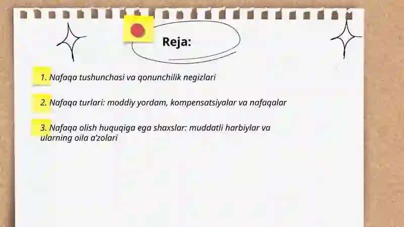 Muddatli xizmatdagi harbiylar va ular oila a’zolariga nafaqa ta’minoti 2